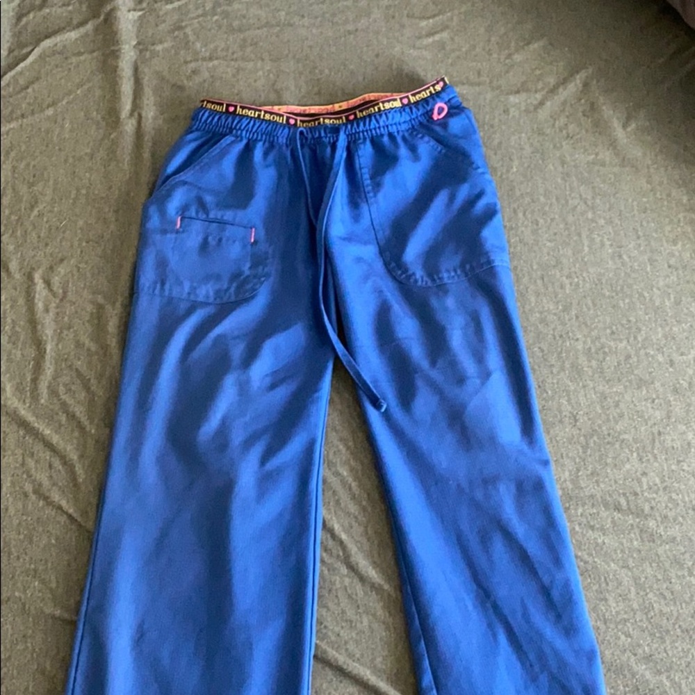 Blue scrub bottoms